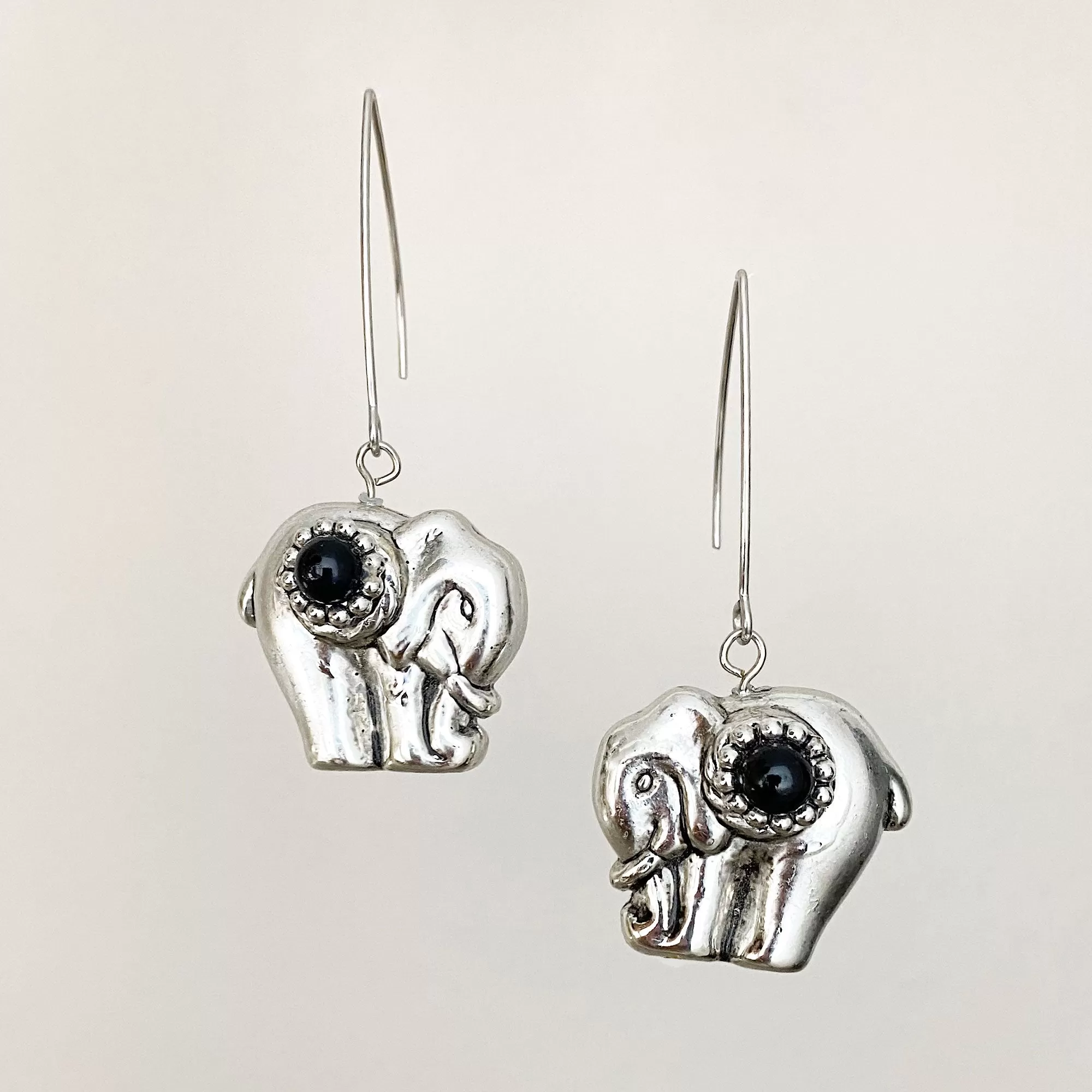 ROSIE vintage lightweight elephant earrings