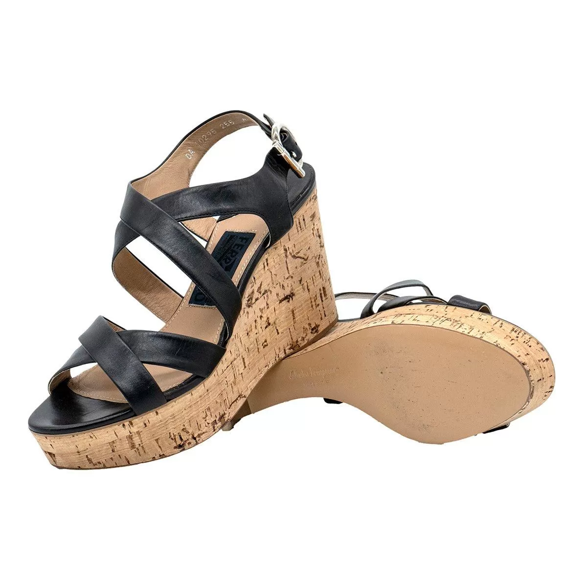 Salvatore Ferragamo Savita Cork Wedge