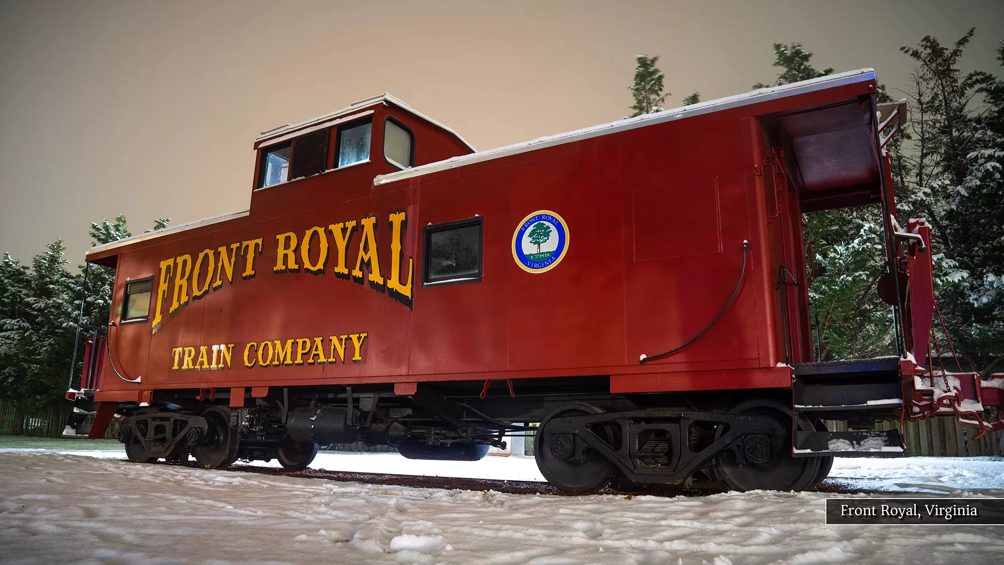 Scott Turnmeyer's Front Royal Caboose Wooden Jigsaw Puzzle