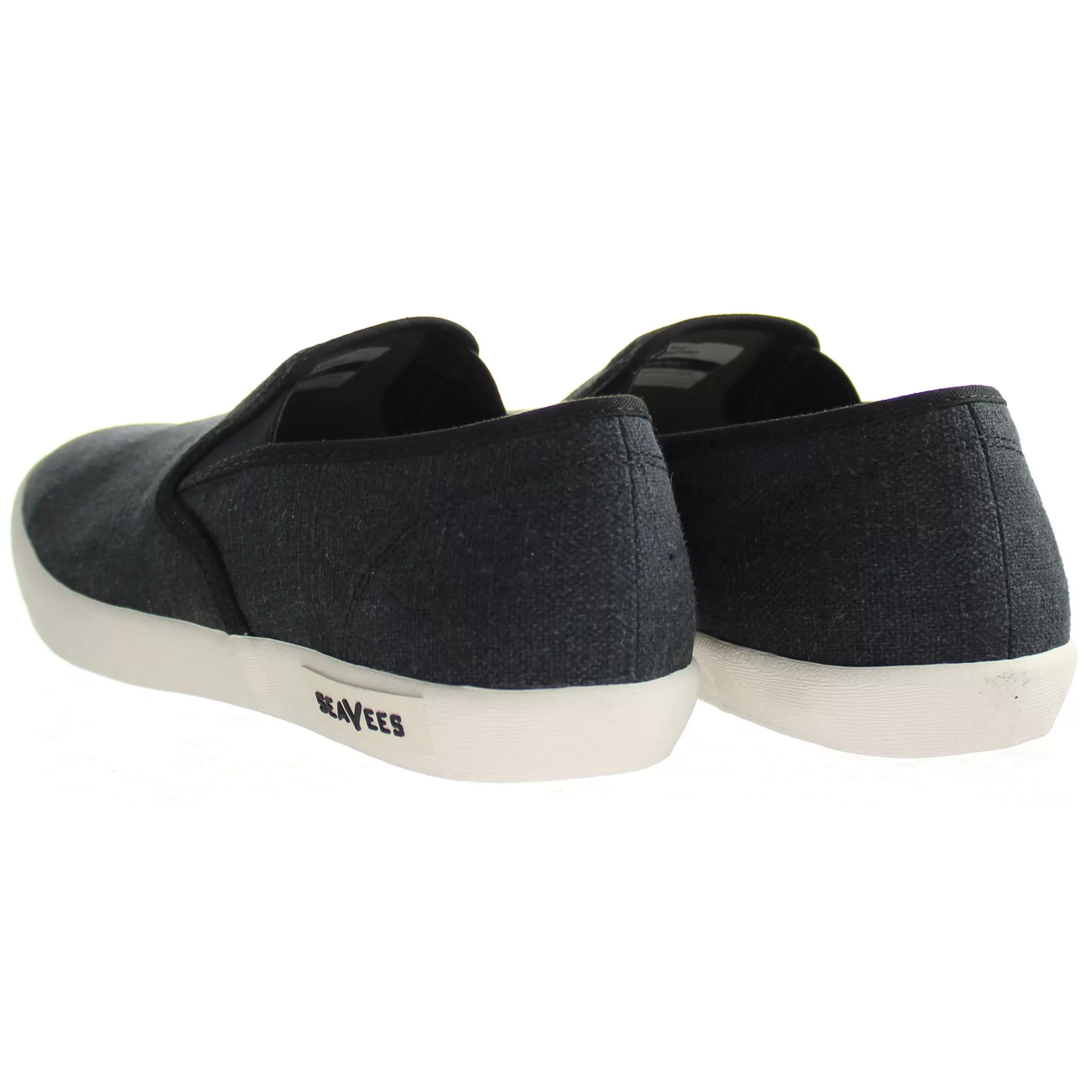 Seavees Baja Slip On Standard Black Vintage Black Womens Shoes