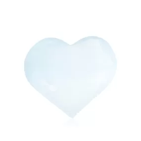 Selenite Heart to Remove Mental and Emotional Blocks