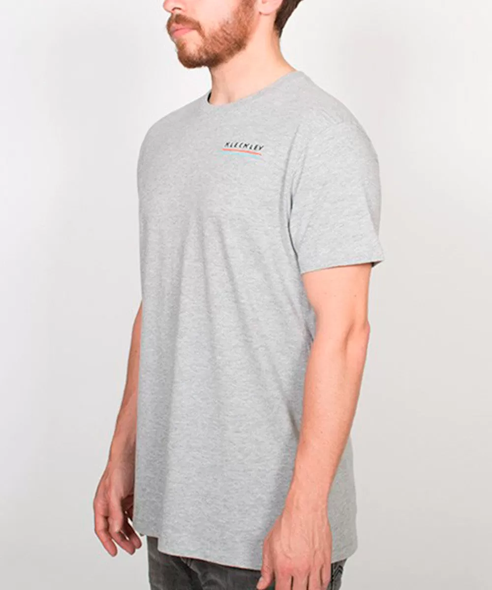 SHARKY AQUA GREY TEE