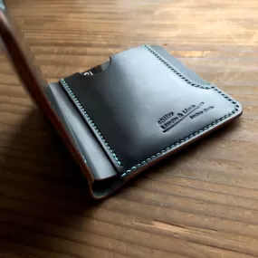 Shell Wallet / Simple / Slim Bifold【Horween】シェルコードバンの薄めの二折り財布