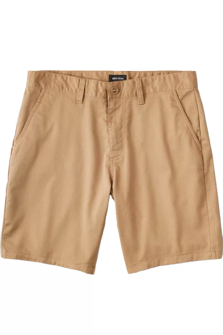 SHORT BRIXTON CHOICE CHINO KHAKI