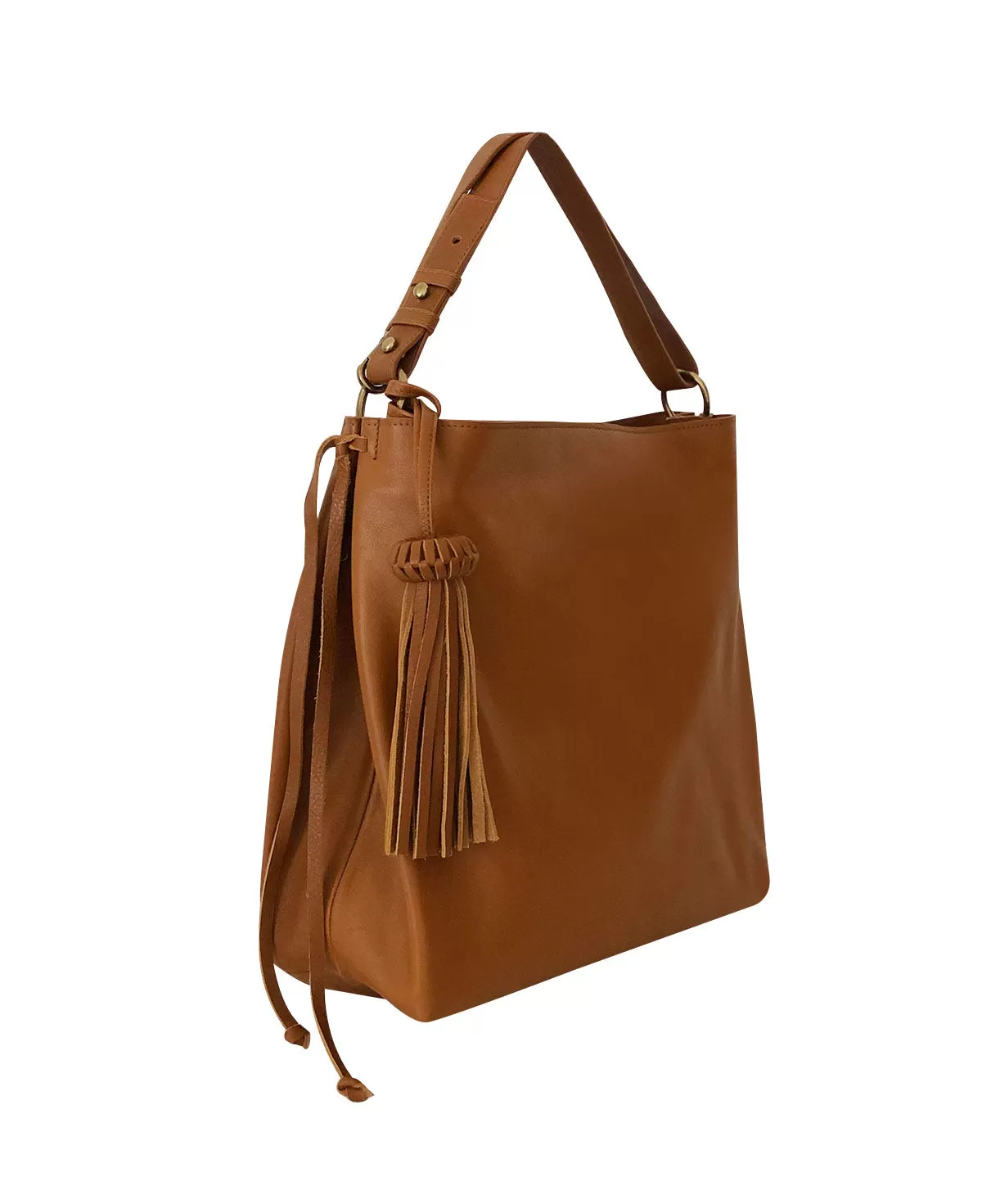 Shoulder Bag Bacalar Bis Tan Leather