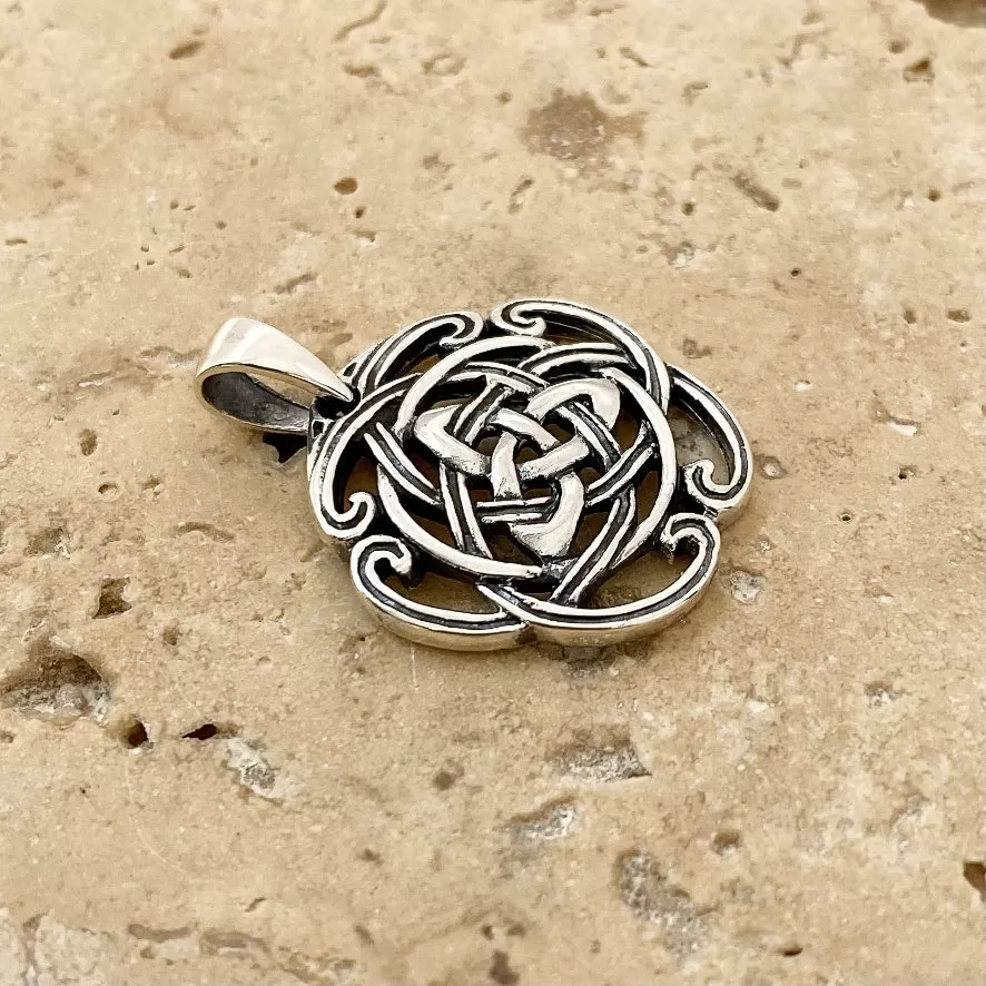 Silver Celtic Triquetra Pendant