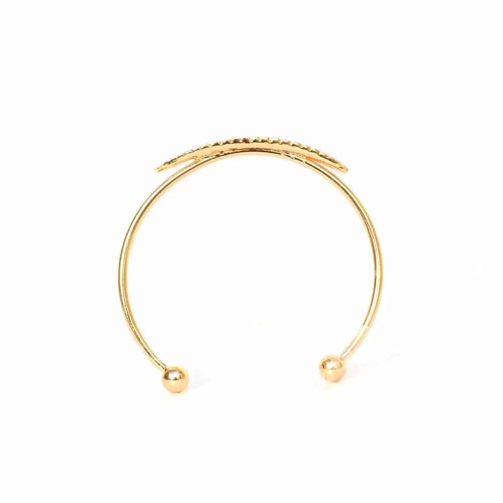 Single Leaf Gold Bracelet