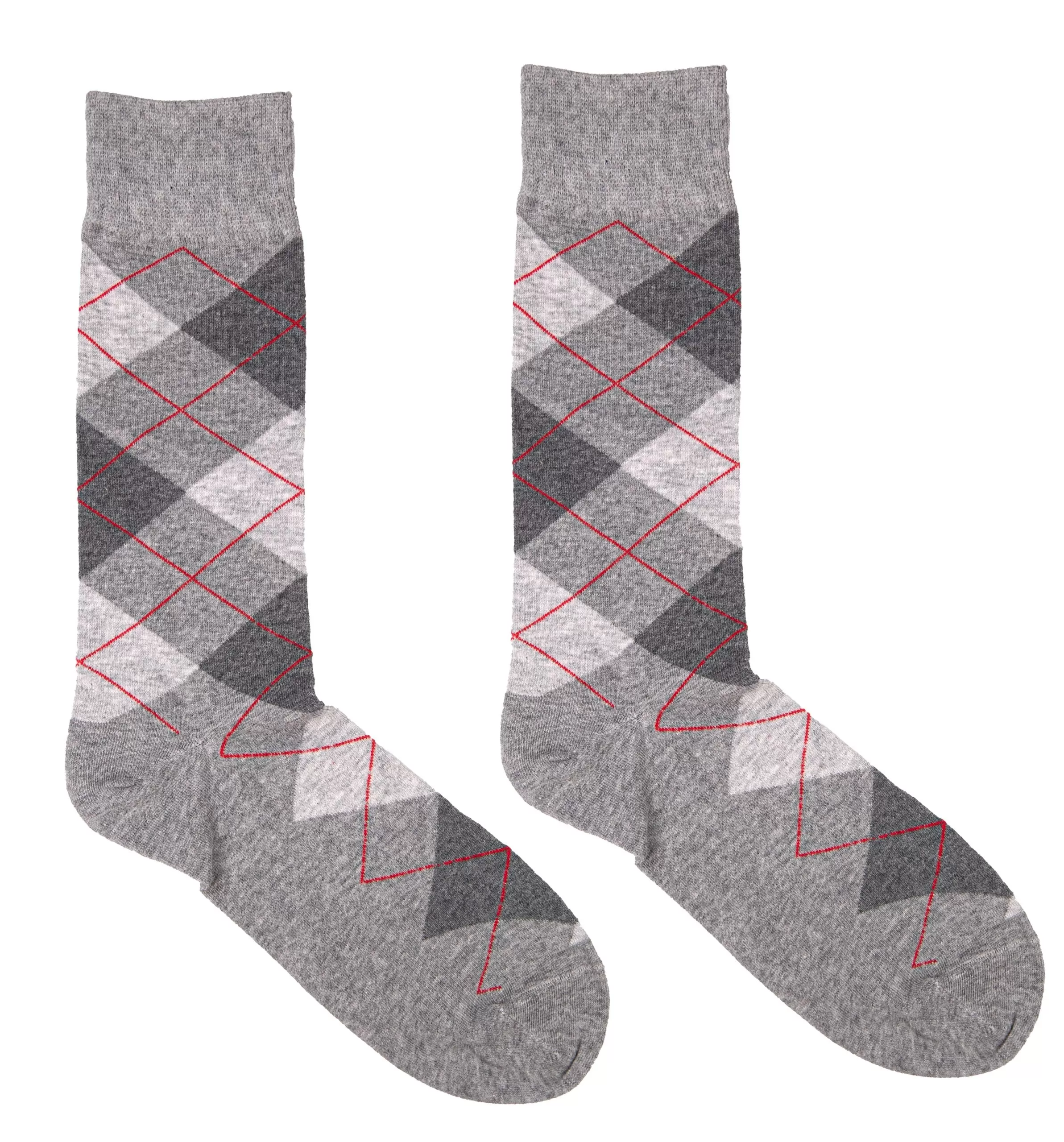 Socks by Simply Southern - Argyle Gray