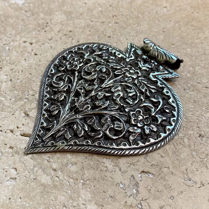 Sterling Silver Pendant - Repousse 2