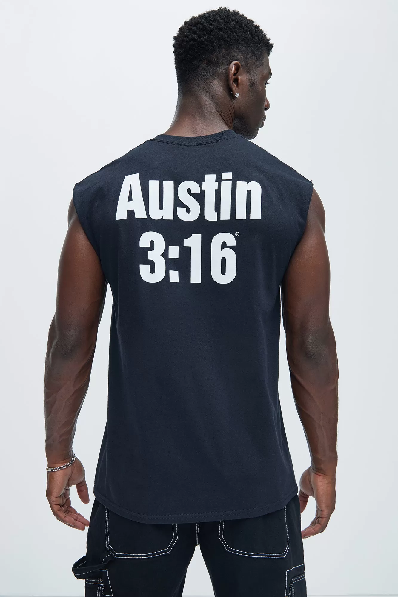 Stone Cold Austin 3:16 Short Sleeve Tee - Black