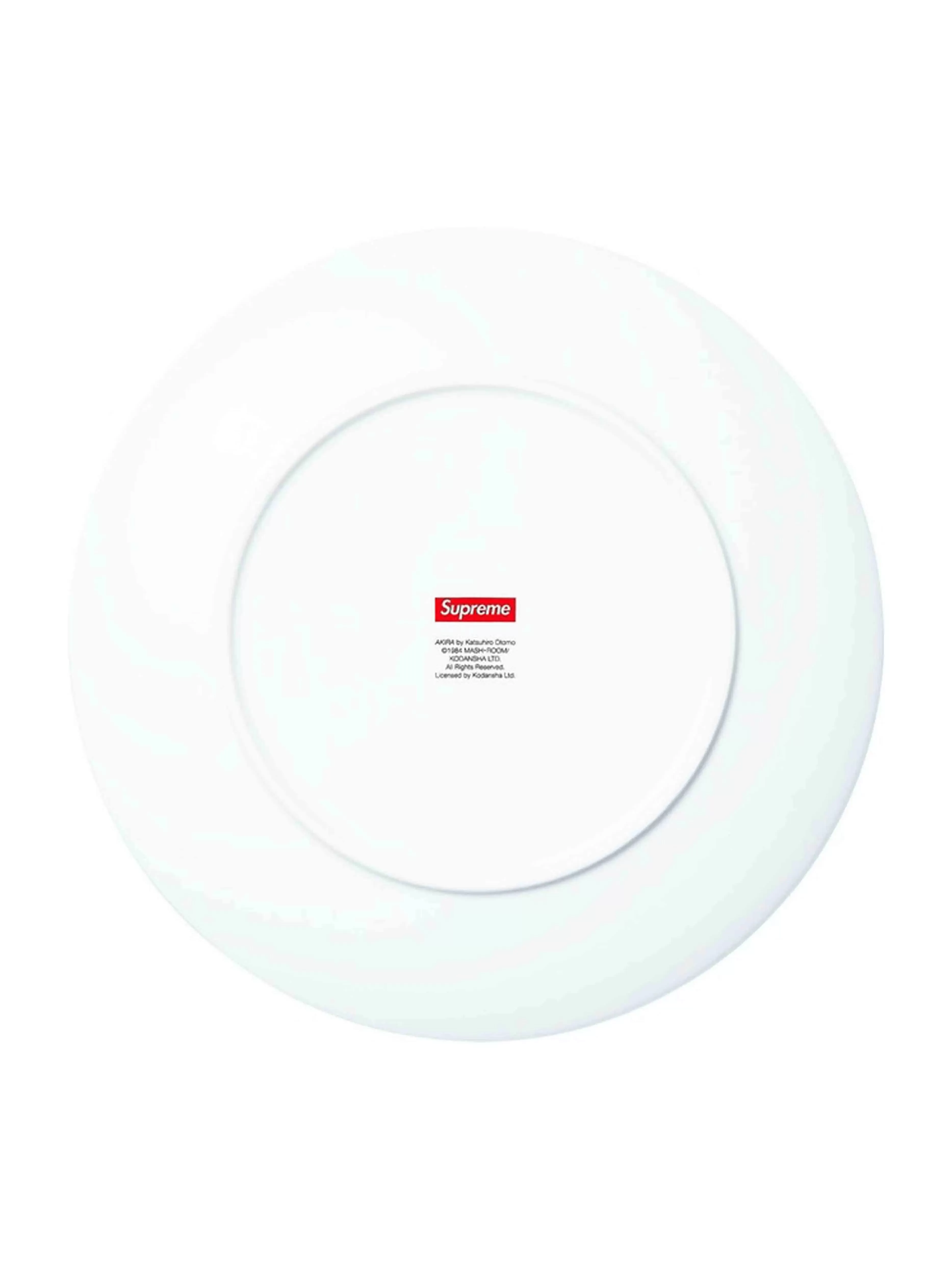 Supreme Akira Pill Ceramic Plate White [FW17]