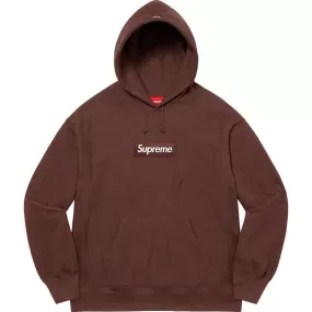 Supreme Box Logo Hooded Sweatshirt (Brown)