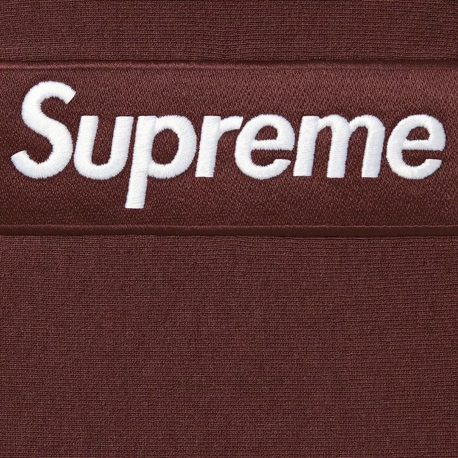 Supreme Box Logo Hooded Sweatshirt (Brown)