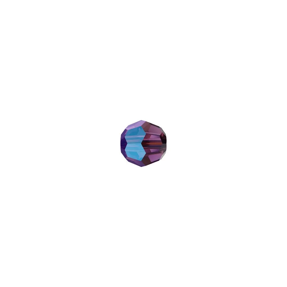 Swarovski (5000) 4mm Round Bead - Amethyst Shimmer (Pack of 10)