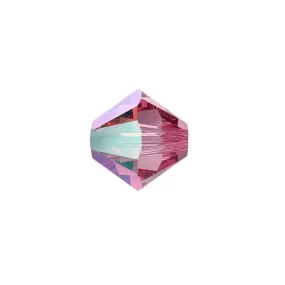 Swarovski (5328) 4mm Bicone Bead - Rose Shimmer  (Pack of 10)