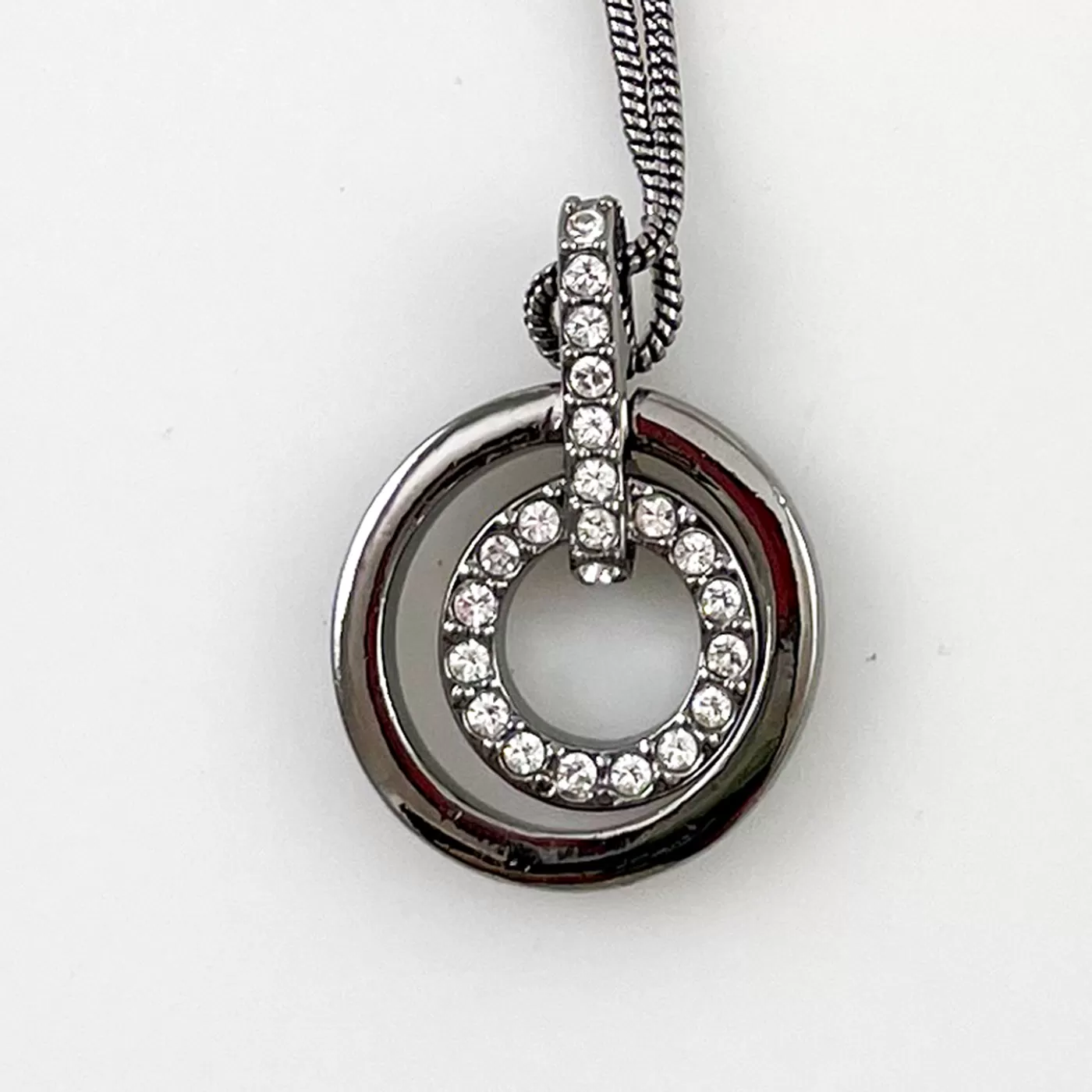 Swarovski Crystal Circle Necklace