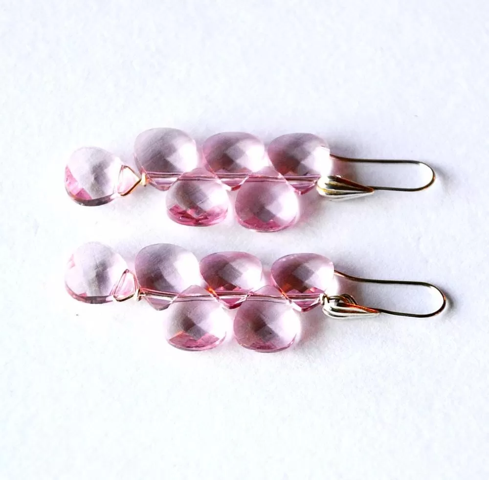 Sweet Pink Swarovski Earrings