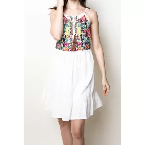 Teresa Embroidered Halter THML  Dress-SALE