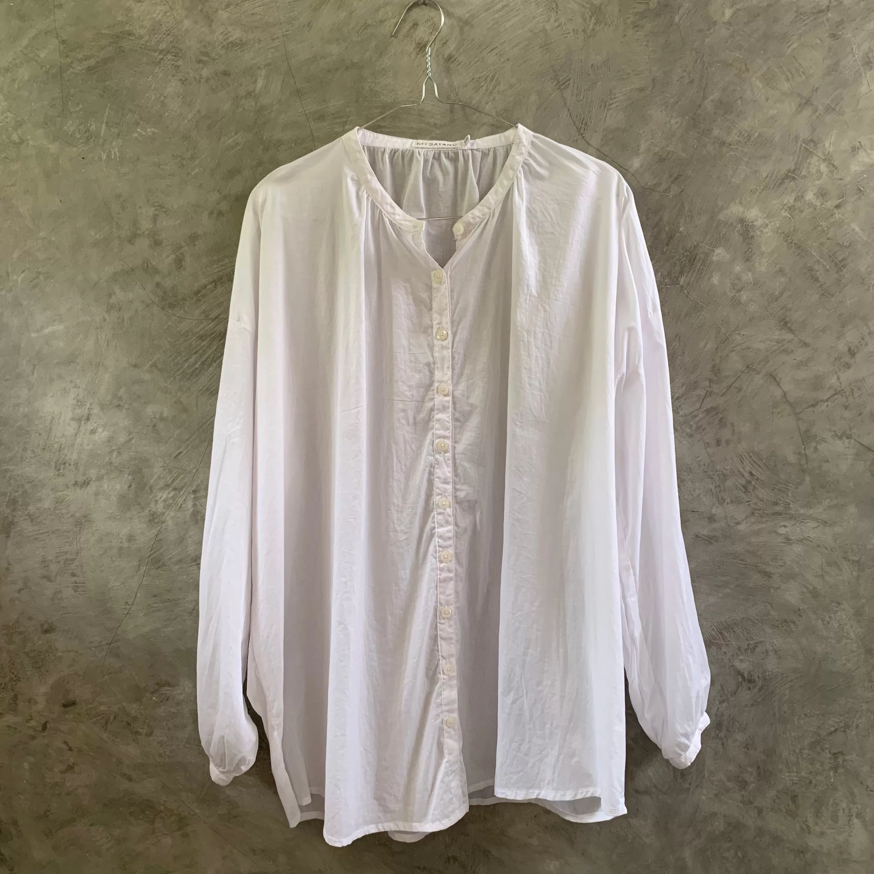 TERLALU [ too ]  - handdyed 100% cotton oversize blouse