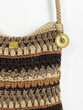 TheSak Earth Toned Crochet Cross Body Purse