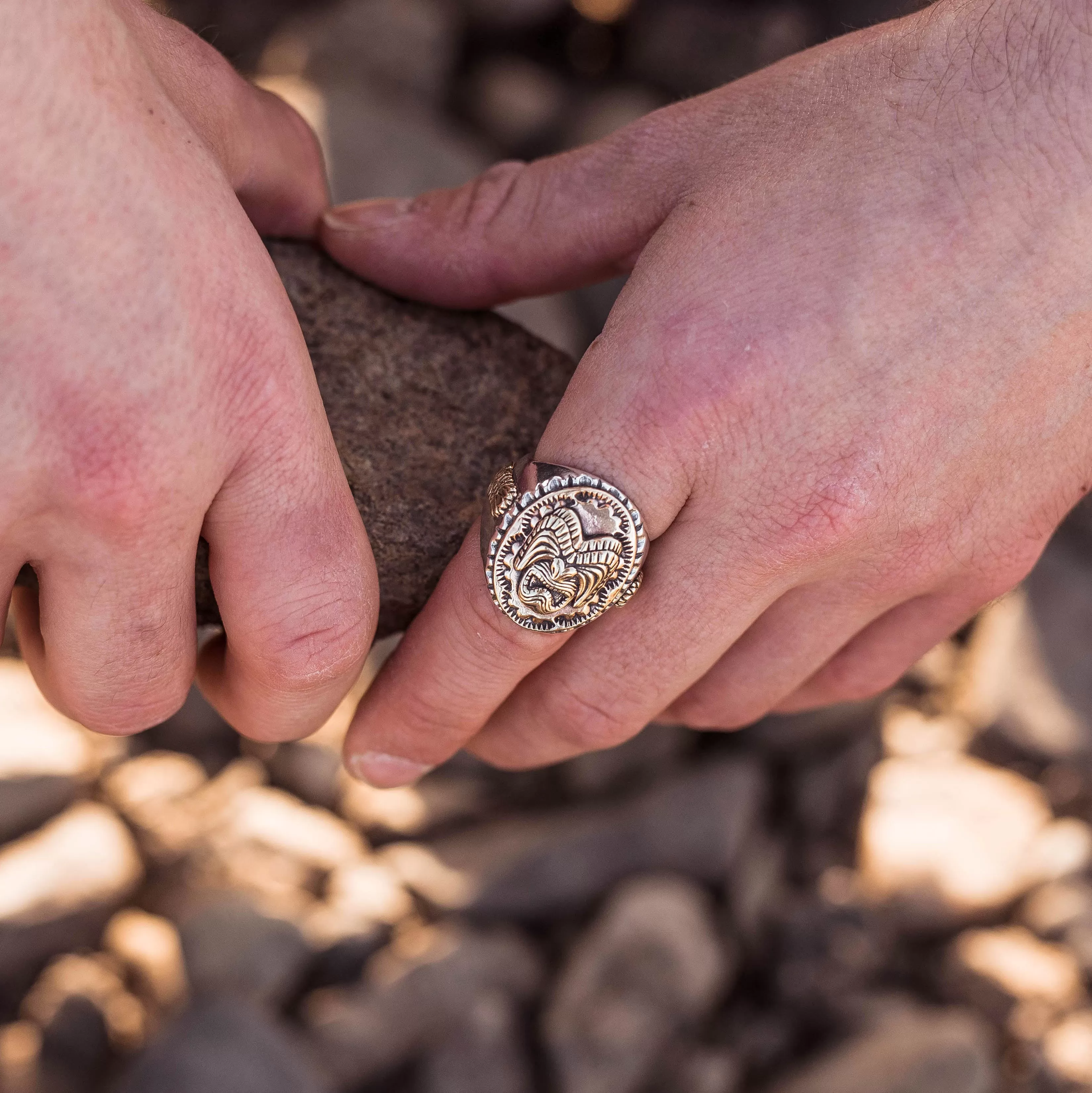 Tiki God Souvenir Ring II