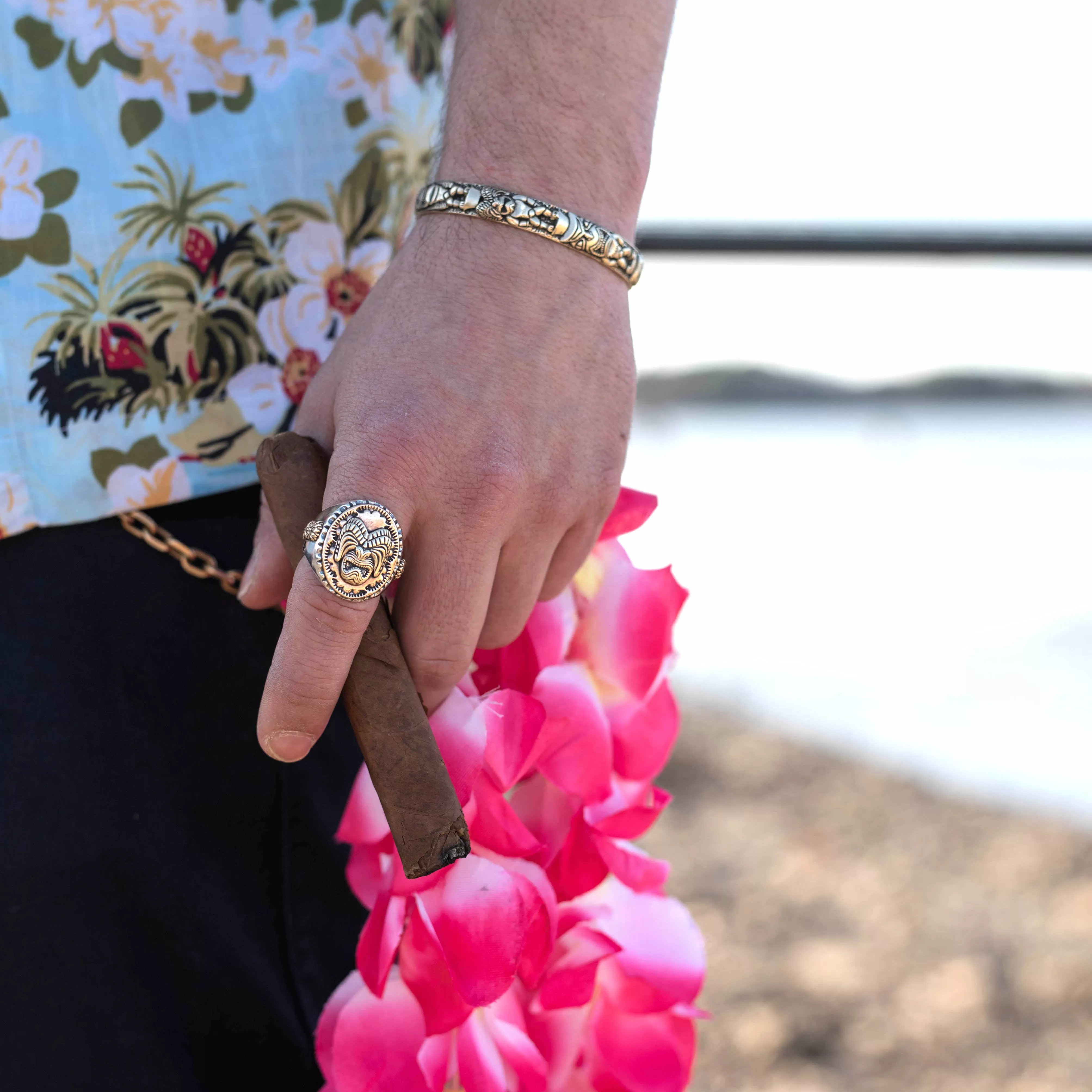 Tiki God Souvenir Ring II