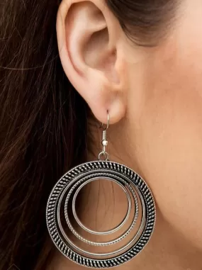 Totally Textured Silver Earrings