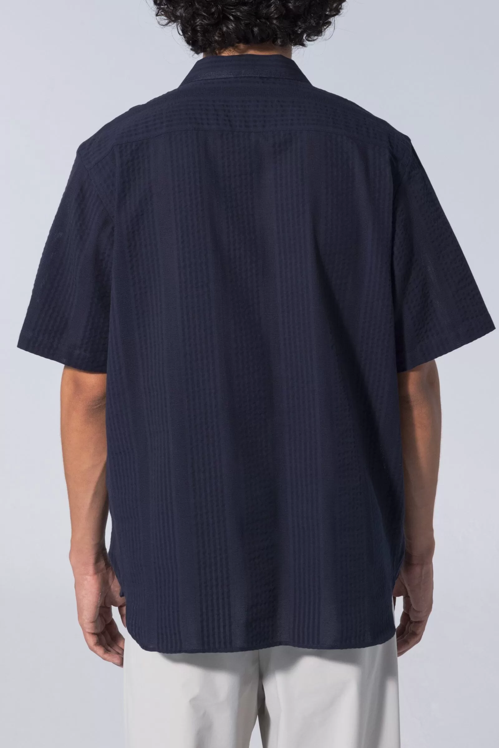 Unfeigned - Short Sleeve Shirt S1 Maui - Navy