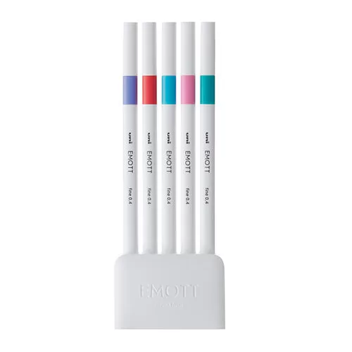 Uni EMOTT Marker 5 Color Set