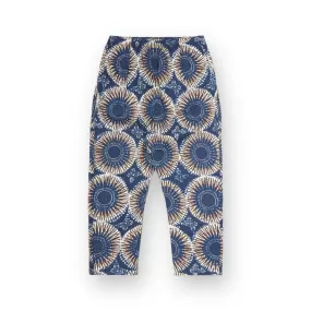 Universal Works Kyoto Work Pant hokkoh print navy 28131