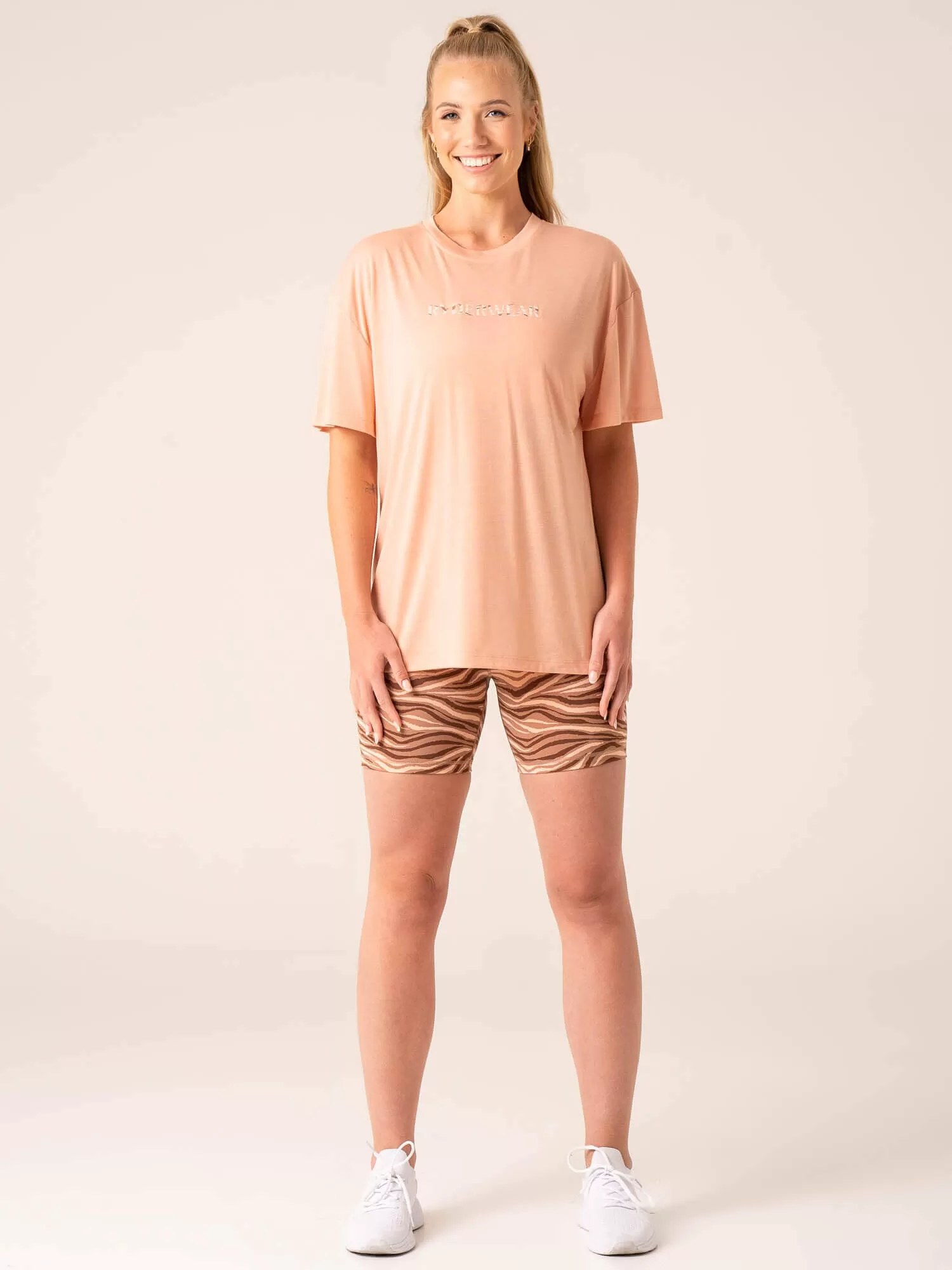 Unstoppable Oversized T-Shirt - Peach