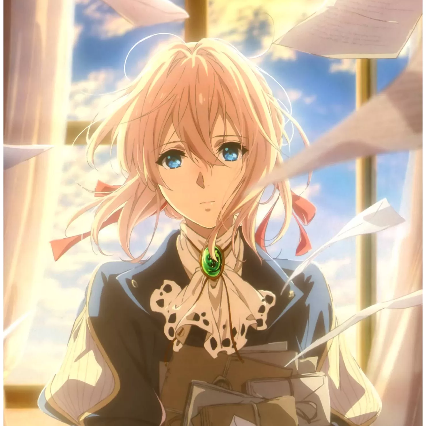 Violet Evergarden main actress cosplay accessory wig