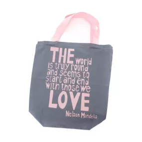 With Those We Love Mandela Tote Bag