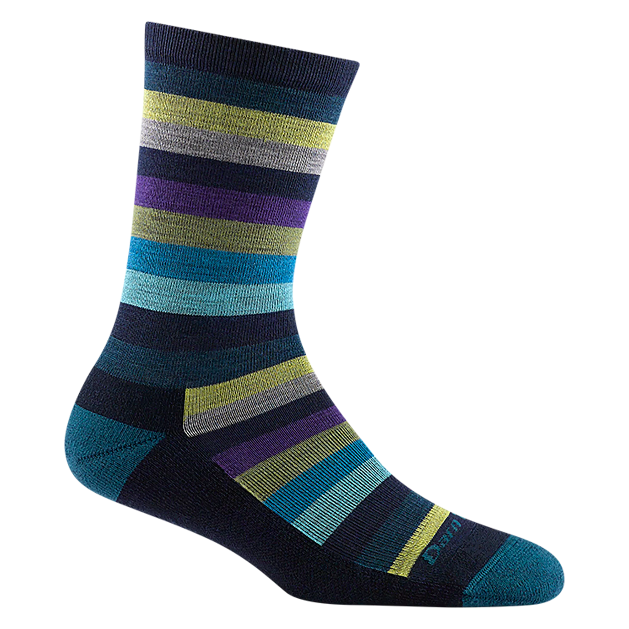 Women's Mystic Stripe Crew  Lightweight Lifestyle Sock